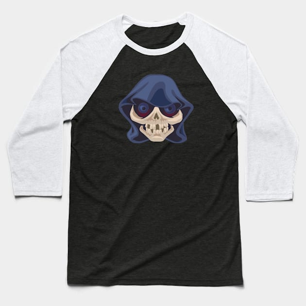 Grim Baseball T-Shirt by majanation